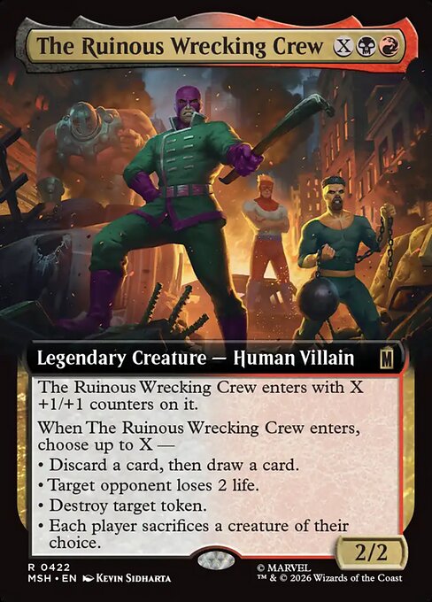 The Ruinous Wrecking Crew - Marvel Super Heroes - Extended Art