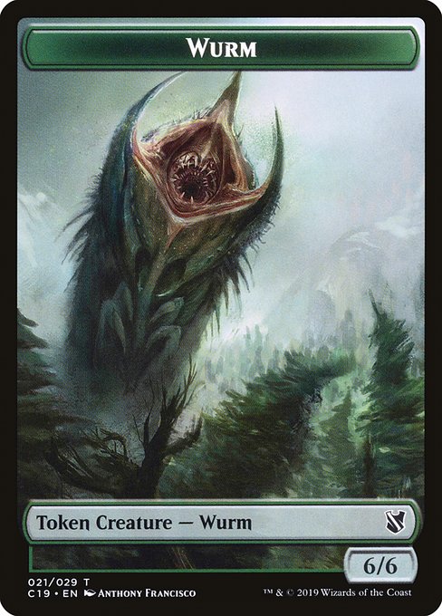 Wurm - Commander 2019 Tokens