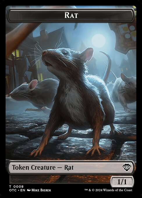 Rat - Outlaws of Thunder Junction Commander Tokens