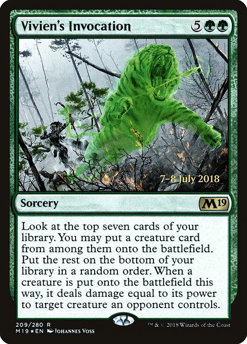 Vivien's Invocation - Core Set 2019 Promos