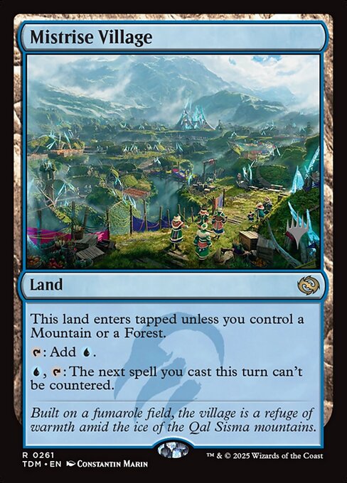 Mistrise Village - Tarkir: Dragonstorm Promos