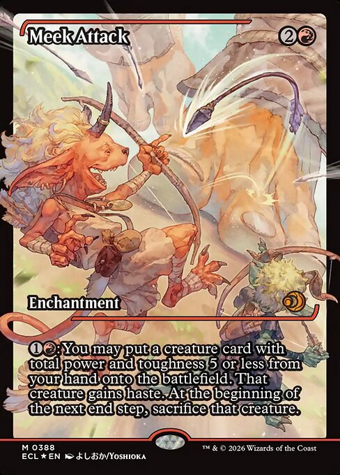 Meek Attack - Lorwyn Eclipsed - Showcase