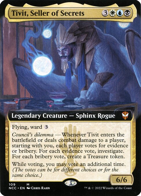 Tivit, Seller of Secrets - New Capenna Commander