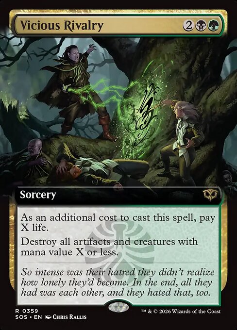 Vicious Rivalry - Secrets of Strixhaven - Extended Art
