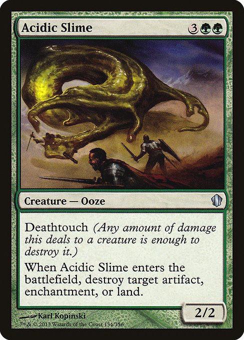 Acidic Slime - Commander 2013