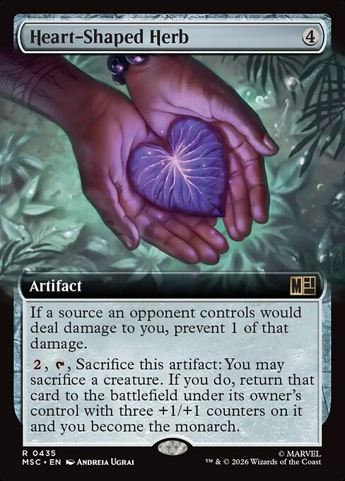 Heart-Shaped Herb - Marvel Super Heroes Commander - Extended Art