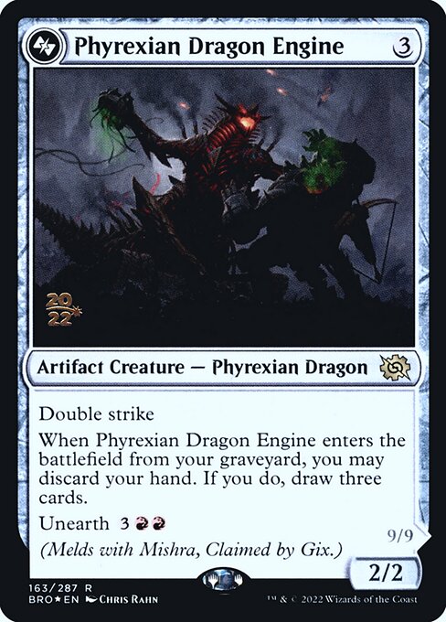 Phyrexian Dragon Engine // Mishra, Lost to Phyrexia - The Brothers' War Promos - Promo Foil