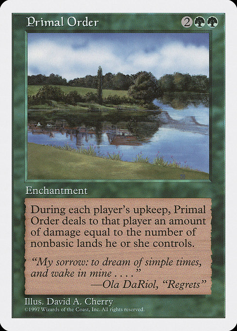 Primal Order - Fifth Edition