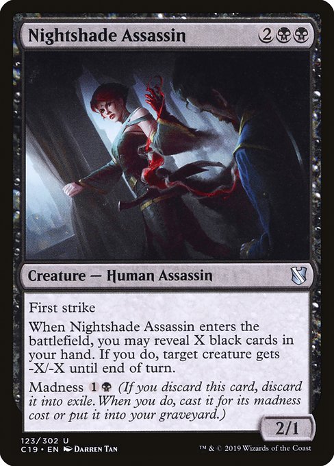 Nightshade Assassin - Commander 2019