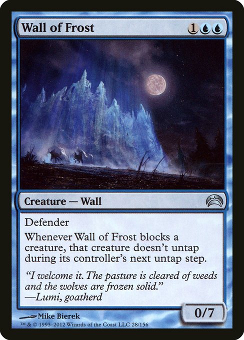 Wall of Frost - Planechase 2012