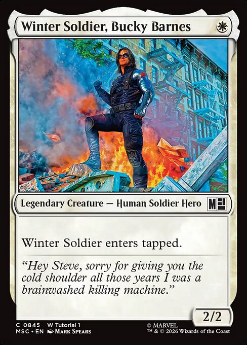 Winter Soldier, Bucky Barnes - Marvel Super Heroes Commander