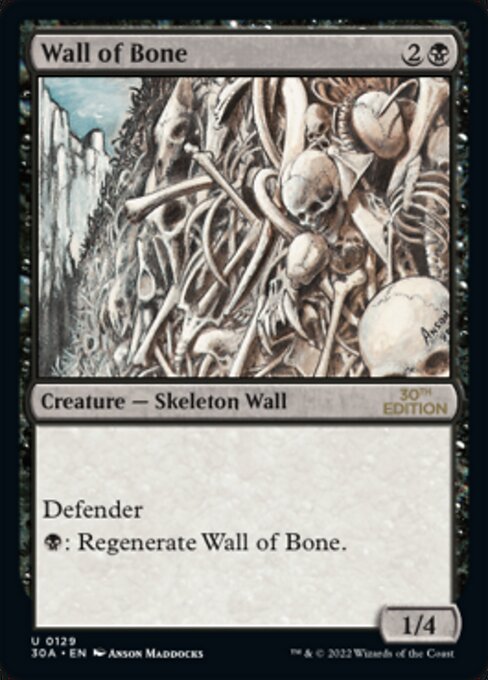 Wall of Bone - 30th Anniversary Edition