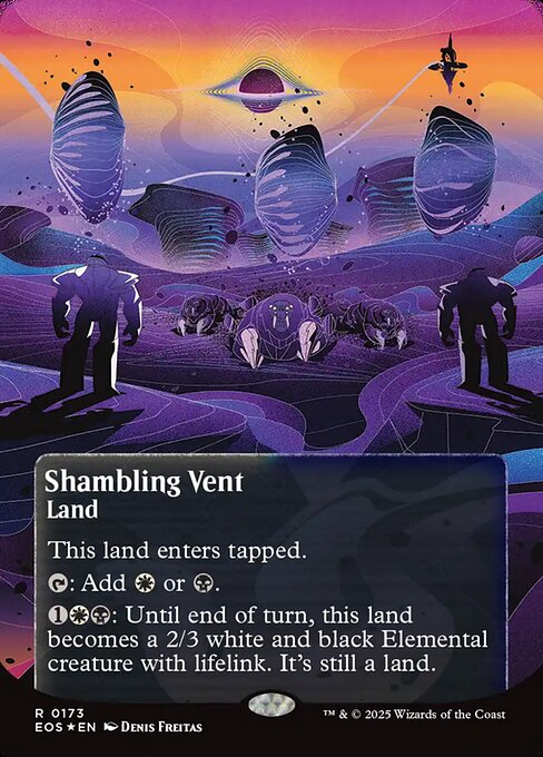 Shambling Vent - Edge of Eternities: Stellar Sights - Galaxy Foil, Borderless