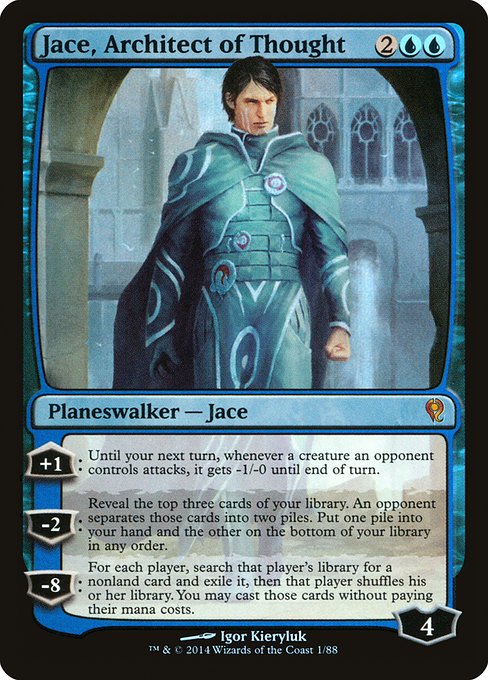 Jace, Architect of Thought - Duel Decks: Jace vs. Vraska - Promo Foil