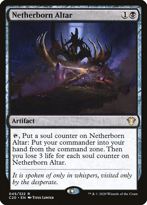 Netherborn Altar - Commander 2020