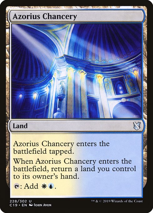 Azorius Chancery - Commander 2019