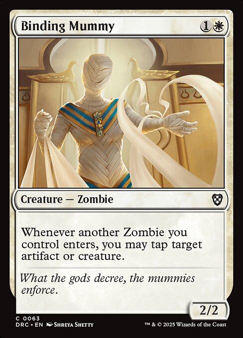 Binding Mummy - Aetherdrift Commander