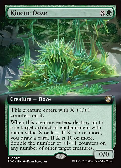 Kinetic Ooze - Secrets of Strixhaven Commander - Extended Art