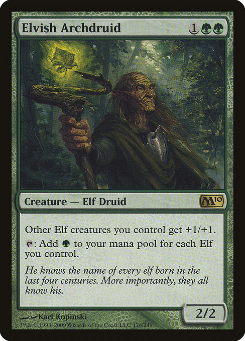 Elvish Archdruid - Magic 2010