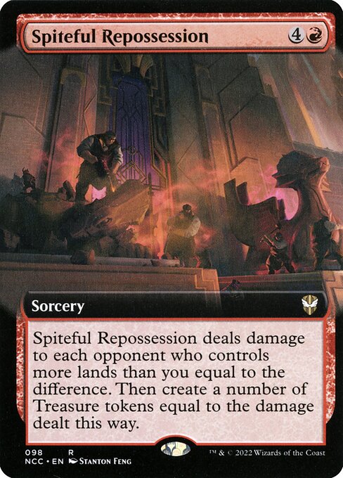 Spiteful Repossession - New Capenna Commander - Extended Art