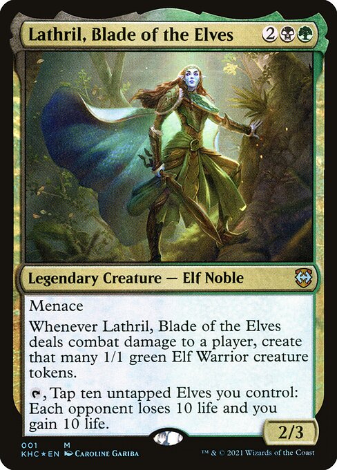 Lathril, Blade of the Elves - Kaldheim Commander