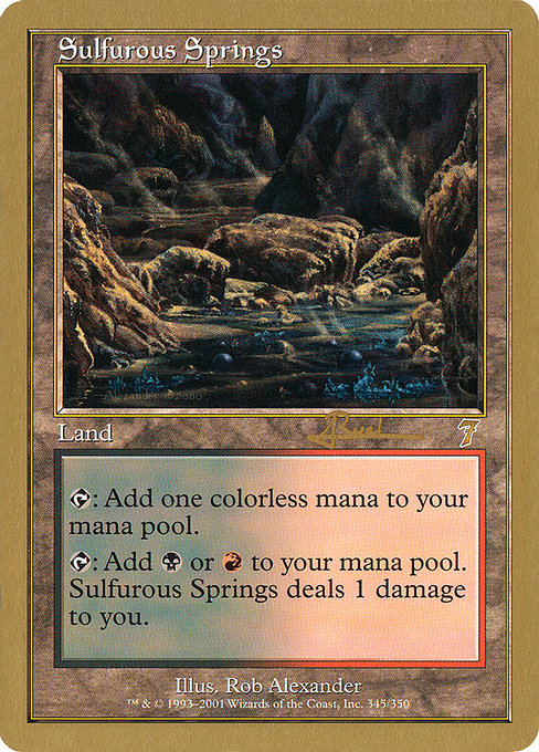 Sulfurous Springs - World Championship Decks 2001