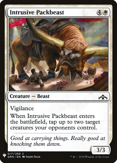 Intrusive Packbeast - The List