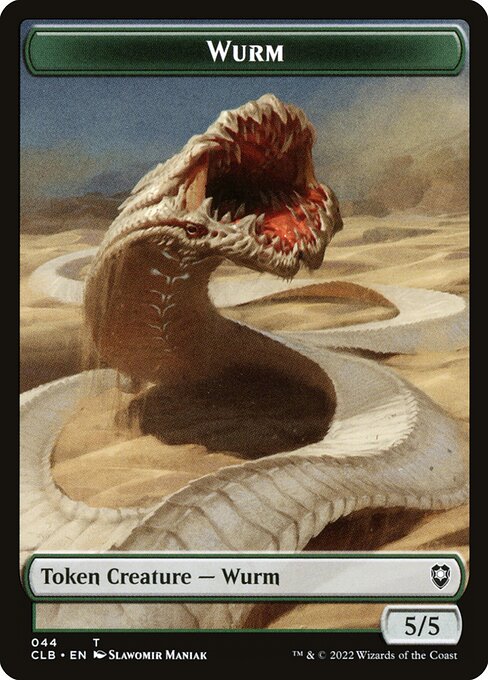 Wurm - Commander Legends: Battle for Baldur's Gate Tokens