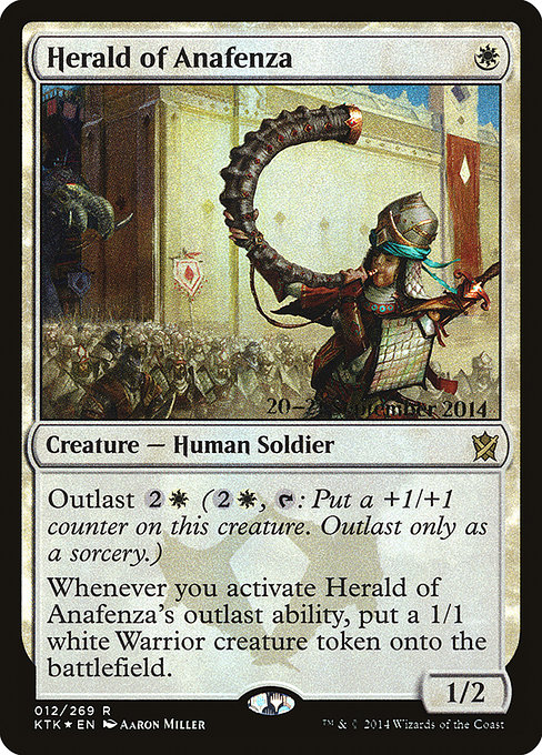 Herald of Anafenza - Khans of Tarkir Promos - Promo Foil