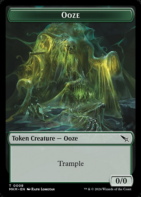 Ooze - Murders at Karlov Manor Tokens