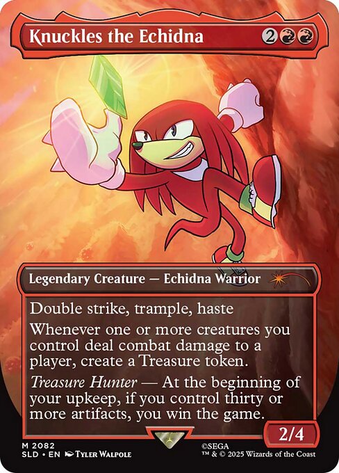 Knuckles the Echidna - Secret Lair Drop - Borderless