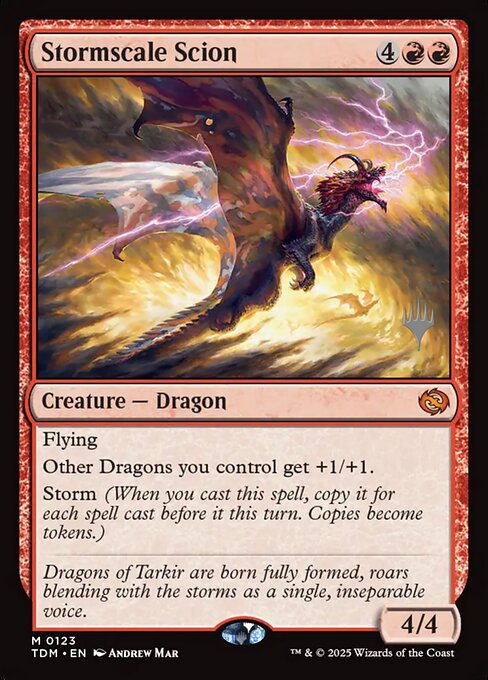 Stormscale Scion - Tarkir: Dragonstorm Promos