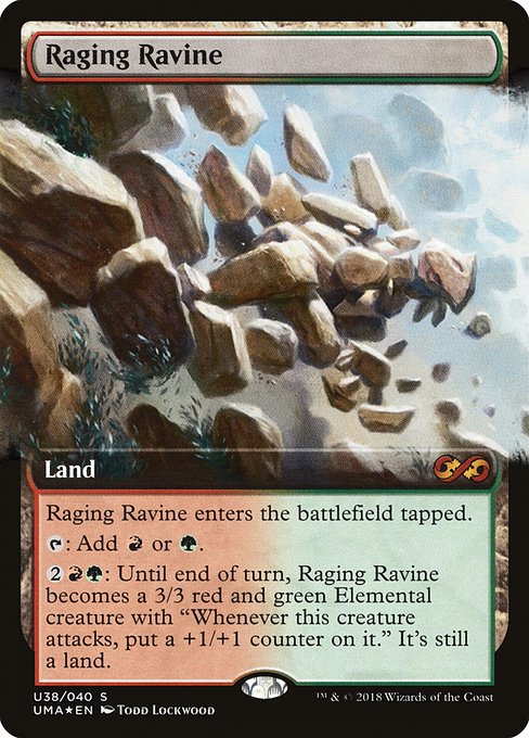 Raging Ravine - Ultimate Box Topper - Promo Foil