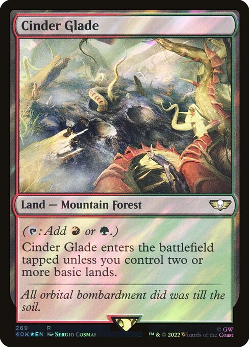 Cinder Glade - Warhammer 40,000 Commander - Surge Foil