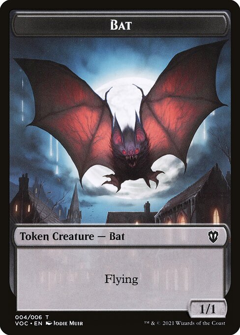 Bat - Crimson Vow Commander Tokens