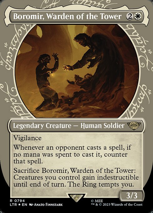 Boromir, Warden of the Tower - The Lord of the Rings: Tales of Middle-earth - Surge Foil, Showcase