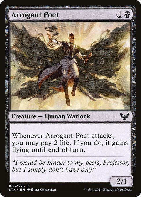 Arrogant Poet - Strixhaven: School of Mages