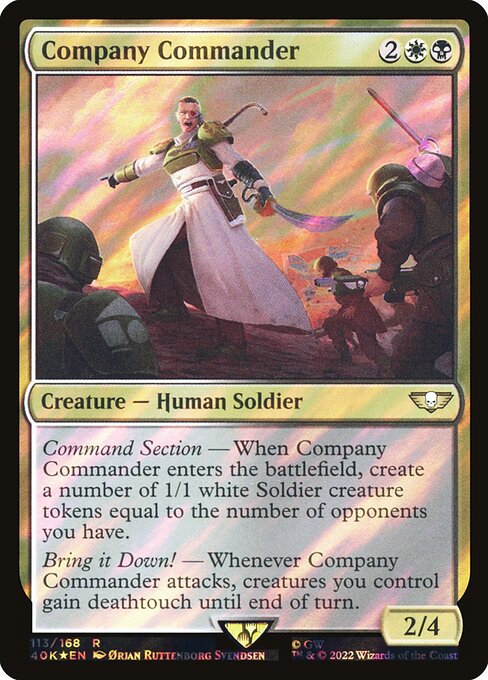 Company Commander - Warhammer 40,000 Commander - Surge Foil