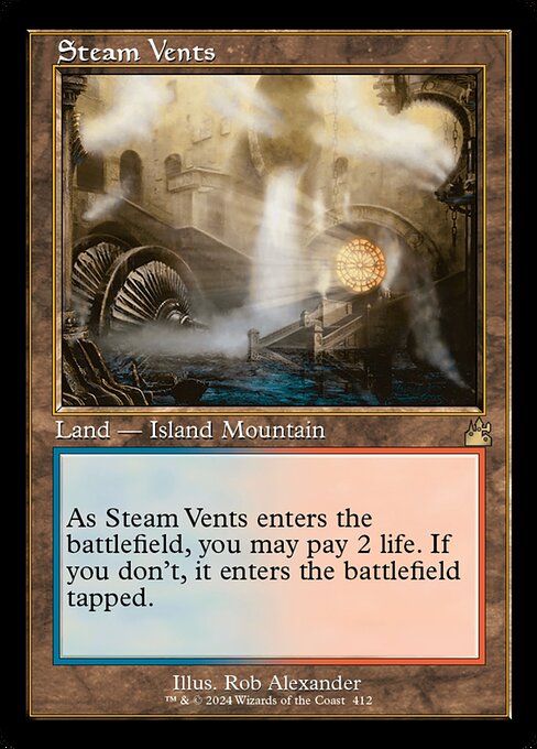 Steam Vents - Zendikar Expeditions Steam Vents - Zendikar Expeditions