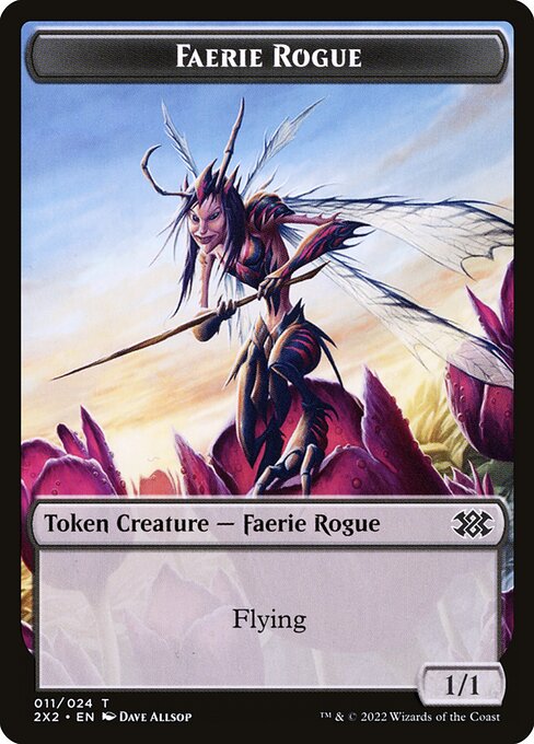 Faerie Rogue - Double Masters 2022 Tokens