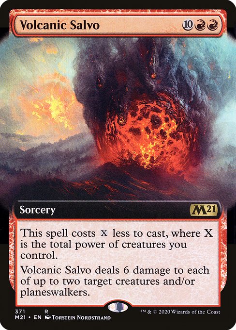 Volcanic Salvo - Core Set 2021 - Extended Art