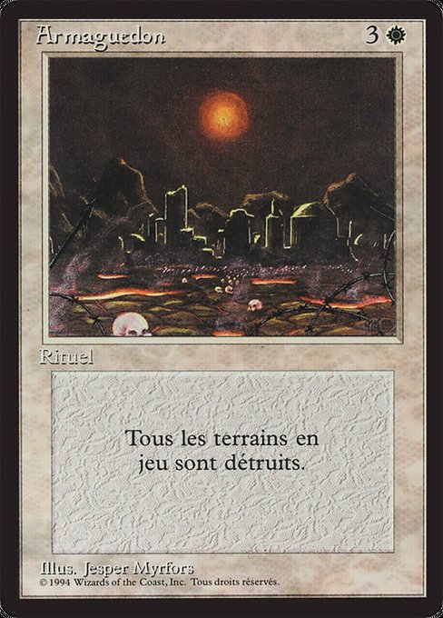 Armageddon - Foreign Black Border