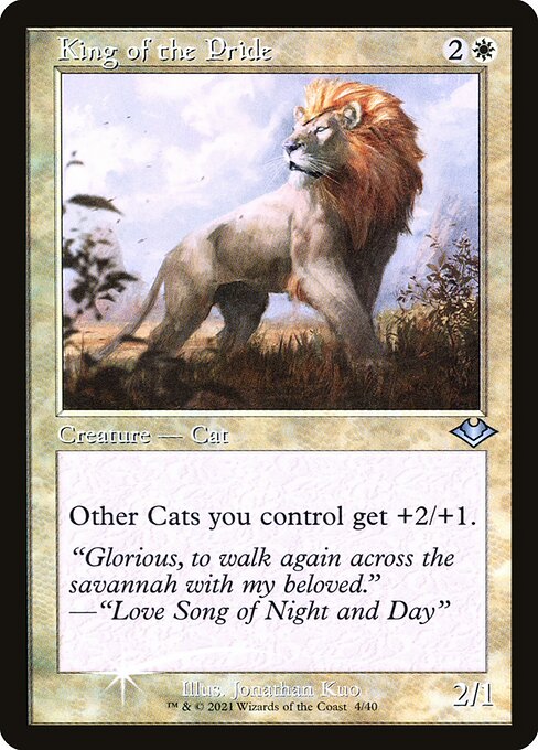 King of the Pride - Modern Horizons 1 Timeshifts - Etched Foil