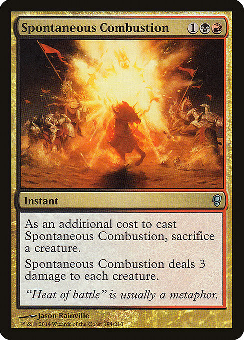 Spontaneous Combustion - Conspiracy