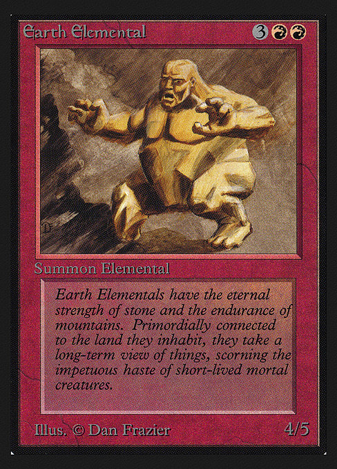Earth Elemental - Intl. Collectors' Edition