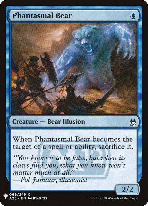 Phantasmal Bear - The List