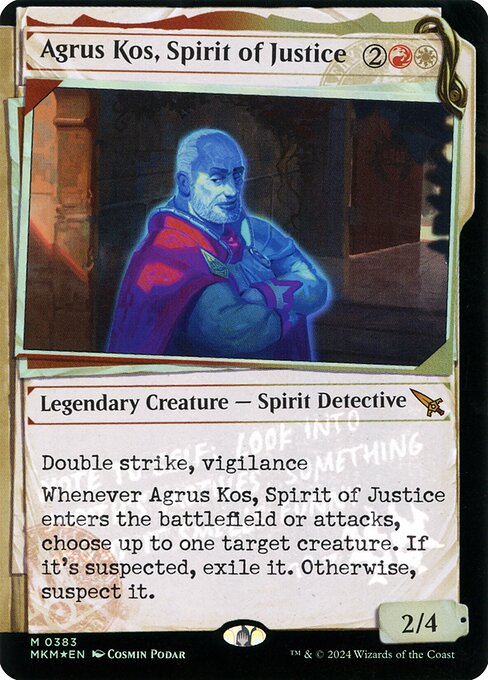 Agrus Kos, Spirit of Justice - Murders at Karlov Manor - Invisible Ink