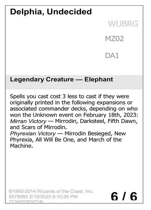 Delphia, Undecided - Unknown Event