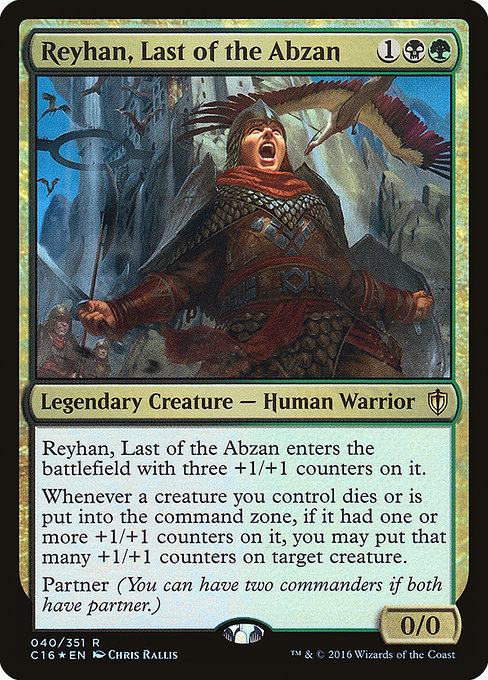 Reyhan, Last of the Abzan - Commander 2016 - Promo Foil