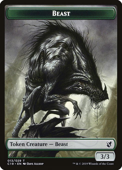 Beast - Commander 2019 Tokens